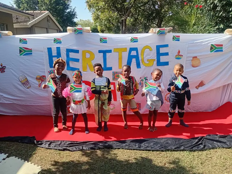 Learners celebrating Heritage Day