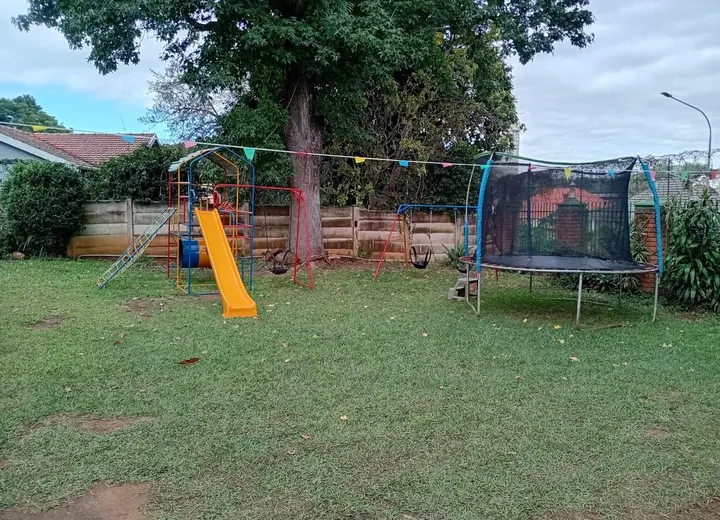 Outdoor playground at Little Hearts