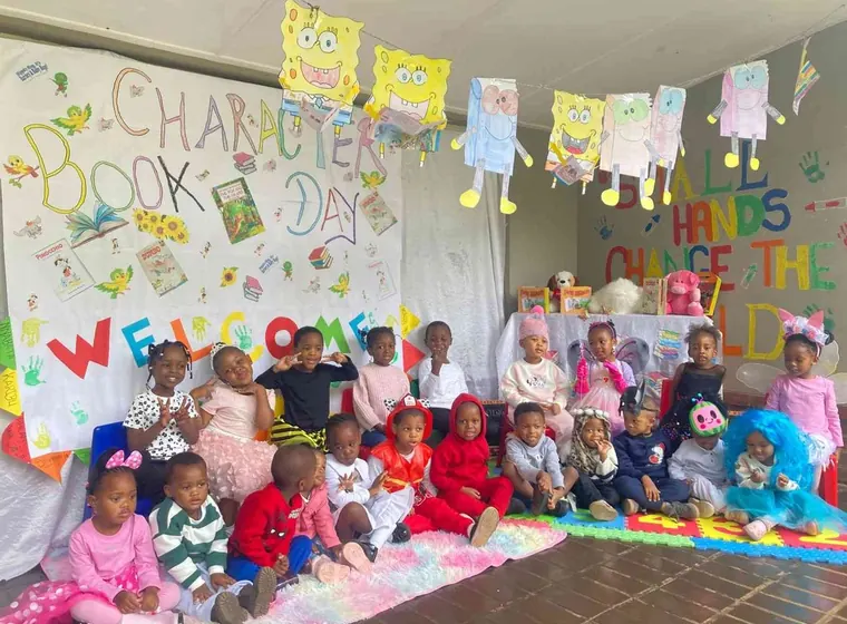 Little Hearts learners during a school activity